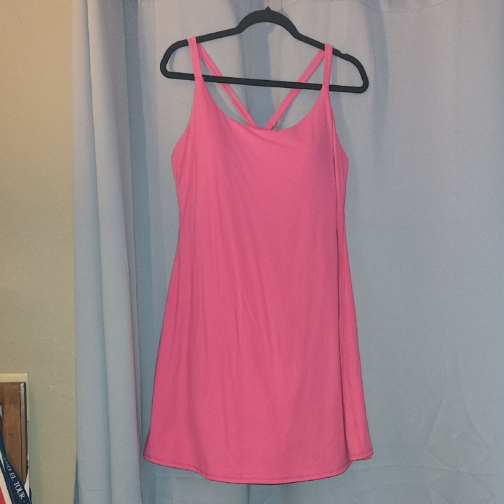 Halara Sun Dress/work Out Wear With Built In Shorts. Size XL